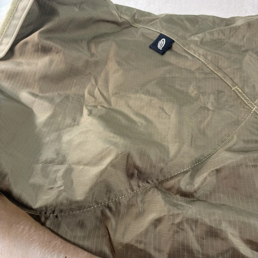 Timbuk2 Packable Travel Tote Bag Shoulder Folding Pouch Olive Khaki Swirl Logo